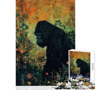 1000 Pieces Puzzles for Teenagers Jungle Sentinel Hands-on Game Difficult Challenge Educational Toy Improving Love between Couples (38X52CM)