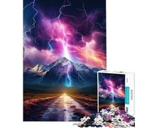 1000 Pieces Puzzles for Teenagers Lightning Storm Help The Brain Exercise For Family Fun Educational Games for 14+ Puzzle Game Offered (50x75cm)