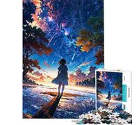 1000 Pieces Puzzles for Teenagers Lost in The Landscape Jigsaw for Adults Brain Teaser Game Pattern Assembly Help The Brain Exercise (Size 38x26cm)