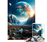 1000 Pieces Puzzles for Teenagers Lost Land Toy Intellectual Game Educational Games Stress Reliever Birthday Gifts (Size 50x75cm)