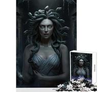 1000 Pieces Puzzles for Teenagers Medusas Gaze Puzzle For Teenagers Difficult Hard Help The Brain Exercise Christmas Birthday Gifts (38x26cm)