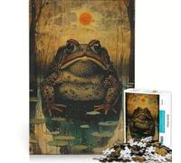 1000 Pieces Puzzles for Teenagers Midnight Toad Hands-on Game Enhance Memory Unique Gifts for Birthday And Christmas 50x75cm