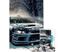 1000 Pieces Puzzles for Teenagers Mitsubishi Lancer EVO V Adult Puzzles Relaxing Games Improve Memory Deal As Gifts for The Whole Family (Size 38x26cm)