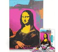 1000 Pieces Puzzles for Teenagers Mona Lisa Andy Warhol Art Hands-on Game Enhance Memory Unique Gifts for Birthday And Christmas 50x75cm