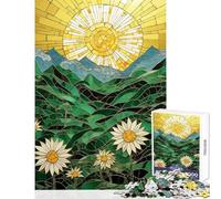 1000 Pieces Puzzles for Teenagers Mosaic Kentsugi Art Hands-on Game Difficult Challenge Educational Toy Improving Love between Couples (38X26CM)
