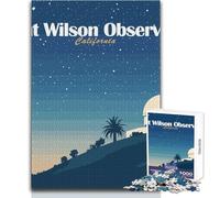 1000 Pieces Puzzles for Teenagers Mount Wilson Observatory California Night Sky Challenging Game Toys Home Art Decor Secret Santa Gifts Size 50x75cm