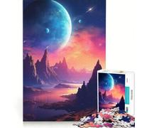 1000 Pieces Puzzles for Teenagers Mountains And Planets Hands-on Game Enhance Memory Unique Gifts for Birthday And Christmas 38x26cm