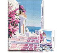 1000 Pieces Puzzles for Teenagers Mykonos Greece Minimalist Challenging Game Toys Home Art Decor Secret Santa Gifts Size 50x75cm