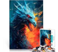 1000 Pieces Puzzles for teenagers Mystic Dragon Painting Spiele Spielzeug Geschenk Wunschliste mit dem Weihnachtsmann38x26cm