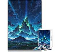 1000 Pieces Puzzles for Teenagers Mystical Mountain Peak Hand Speed Race Relaxing Games for And from 14 Years And over (size 38x52cm)