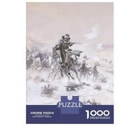 1000 Pieces Puzzles for Teenagers Navajo Indians VS Mexicans Jigsaws for Adults Relaxing Games Home Decoration for Birthday, Chrismas 38x26cm/1000pcs