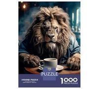 1000 Pieces Puzzles for Teenagers Not Without My Coffee Jigsaw Puzzle Hands-on Game Staycation Kill Time Unique Birthday And Gifts 38x26cm/1000pcs
