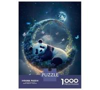 1000 Pieces Puzzles for Teenagers Panda Naps Jigsaws for Adults Brain Teaser Game But Fun And Humorous Deal As Gifts for The Whole Family 38x26cm/1000pcs