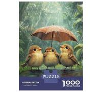 1000 Pieces Puzzles for Teenagers Rainy Day Birds -2 Jigsaws for Adults Brain Teaser Game But Fun And Humorous Deal As Gifts for The Whole Family 70x50cm/1000pcs