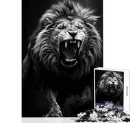 1000 Pieces Puzzles for Teenagers Regal Roar Fun Peaceful Family Home Activity Heartwarming Festive Present Choice (38X52cm)