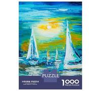 1000 Pieces Puzzles for Teenagers Regatta Jigsaws for Adults Relaxing Games Home Decoration for Birthday, Chrismas 70x50cm/1000pcs
