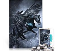 1000 Pieces Puzzles for teenagers Rise of the Pegasus Challenging Game Toys 26x38cm with Matching Poster and Trivia Sheet for and Age 14