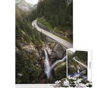 1000 Pieces Puzzles for Teenagers Road to Paradise Brain Teaser Game Improve Memory Toy Wall Decor Unique Birthday And Gifts (38X52cm)