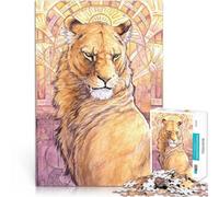 1000 Pieces Puzzles for teenagers sacred lion Challenging Game 50x75cm is ideal as a gift for the whole family for for Age 14