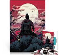 1000 Pieces Puzzles for teenagers Samurai popart Help the brain exercise addictive toys to cultivate patience Birthday Gift 26x38cm