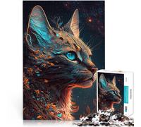 1000 Pieces Puzzles for teenagers Savannah Cat Mythos Staycation: Zeit totschlagen mit passendem Poster und Quizblatt75x50cm
