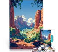1000 Pieces Puzzles for teenagers Sedona Red Rocks Arizona Painting Lustige Spiele Geeignet für die Schreibtischdekoration75x50cm