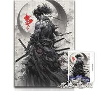 1000 Pieces Puzzles for Teenagers Sekiro Shadows Die Twice Ideal Peaceful Indoor Pastime Superior Precision Cut Play Toy Size 38x26cm