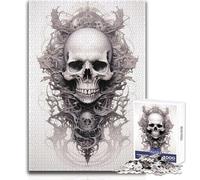 1000 Pieces Puzzles for Teenagers Skull in Organic Form Educational Games But Fun And Humorous Gift For Birthdays Size 50x75cm