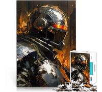 1000 Pieces Puzzles for teenagers Space soldier in a helmet Schwierig und herausfordernd Geschenk zum Geburtstag52x38cm
