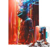 1000 Pieces Puzzles for Teenagers Spectral Shift Help The Brain Exercise Learning Educational Toy Wall Decor Suitable for People Aged 14 And Above (50X75cm)