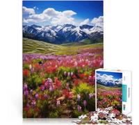 1000 Pieces Puzzles for teenagers Spring Mountains - Blossom Ridge Hands-on-Spiel Geschenke für Freunde und Familie38x26cm