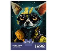 1000 Pieces Puzzles for Teenagers Steampunk Lemur Elegance Jigsaws for Adults Relaxing Games Hand Speed Race Stress Reduction Gifts 52x38cm/1000pcs