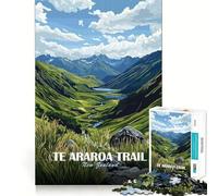 1000 Pieces Puzzles for Teenagers Te Araroa Trail New Zealand Poster Sharp Cut Craft Cognitive Fun Play Idle Time Game Christmas Home Art (38x52cm)