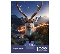 1000 Pieces Puzzles for Teenagers The Beautiful Deer Jigsaws for Adults Brain Teaser Game But Fun And Humorous Deal As Gifts for The Whole Family 52x38cm/1000pcs