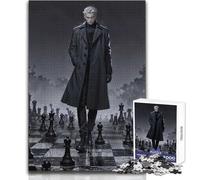 1000 Pieces Puzzles for Teenagers The Chess Master's Gambit Peaceful And Satisfying Pastime Perfect Interlock Precision Cut Toy Size 50x75cm