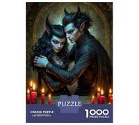1000 Pieces Puzzles for Teenagers The Lovers - Fantasy Couple Tarot Jigsaws for Adults Brain Teaser Game But Fun And Humorous Deal As Gifts for The Whole Family 52x38cm/1000pcs