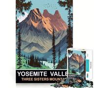 1000 Pieces Puzzles for Teenagers Three Sisters Mountain Sharp Cut Craft Cognitive Fun Play Idle Time Game Christmas Home Art (50x75cm)