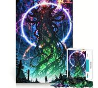 1000 Pieces Puzzles for Teenagers Tree of Infinity︰ Rise from The Rift Sharp Cut Art Cognitive Play Gift Calm Play Time Xmas Decor Gift (50x75cm)