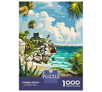 1000 Pieces Puzzles for Teenagers Tulum National Park, Mexico Puzzles for Adults Relaxing Games Staycation Kill Time Deal As Gifts for The Whole Family 70x50cm/1000pcs