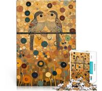 1000 Pieces Puzzles for teenagers Two Birds on a Wire Klimt Intellektuelles Spiel Tolles Geschenk für Spiele75x50cm