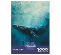 1000 Pieces Puzzles for Teenagers Whale Whispers Boy Dreams Jigsaws for Adults Relaxing Games Home Decoration for Birthday, Chrismas 70x50cm/1000pcs