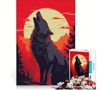 1000 Pieces Puzzles for Teenagers Wolf Vector Educational Games Analysis And Logic Birthday Present Gifts 38x26cm