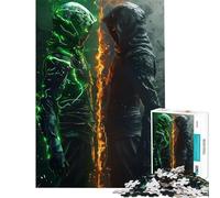 1000 Pieces Puzzles for Teenagers You And Me Help The Brain Exercise Learning Educational Toy Wall Decor Suitable for People Aged 14 And Above (50X75cm)