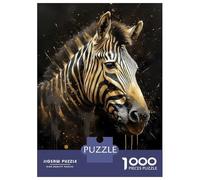 1000 Pieces Puzzles for Teenagers Zebra Mystical Beings Jigsaws for Adults Brain Teaser Game But Fun And Humorous Deal As Gifts for The Whole Family 52x38cm/1000pcs
