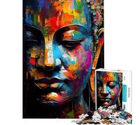 1000 Pieces Puzzles for Teenagers Zen Buddha Fun at Home Activities, Pattern Assembly Impossible Game for Ages 14 And over (50x75cm)