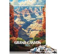 1000 Pieces Puzzles Grand Canyon USA Travel Poster Jigsaw Puzzles for Adults Paperboard Puzzles Home Decoration Puzzle Toys 38x26cm/1000pcs