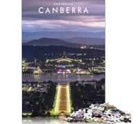 1000 Pieces Puzzles Jigsaw Adults Puzzle Standard Jigsaw Canberra Australia Jigsaw Family Decoration Educational Toy Game (38x26cm)