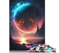 1000 Pieces Puzzles Jigsaw Adults Puzzle Standard Jigsaw The Last Star Jigsaw Family Decoration Educational Toy Game (38x26cm)