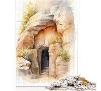 1000 Pieces Puzzles Jigsaw Adults Puzzle Standard Jigsaw The Tomb Is Empty Jigsaw Family Decoration Educational Toy Game (75x50cm)
