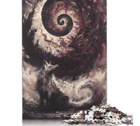 1000 Pieces Puzzles Jigsaw Adults Puzzle Standard Jigsaw Wolf And Spiral Galaxy Jigsaw Family Decoration Educational Toy Game 1000pcs (38x26cm)